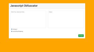 Javascript Obfuscator