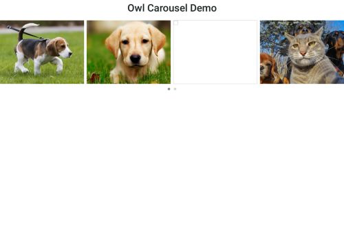 Owl Carousel 2 - autoplay/loop Demo